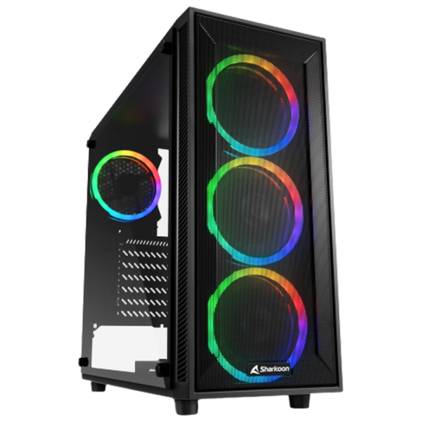 Carcasă Sharkoon TG4M RGB Mid Tower / Black photo 1