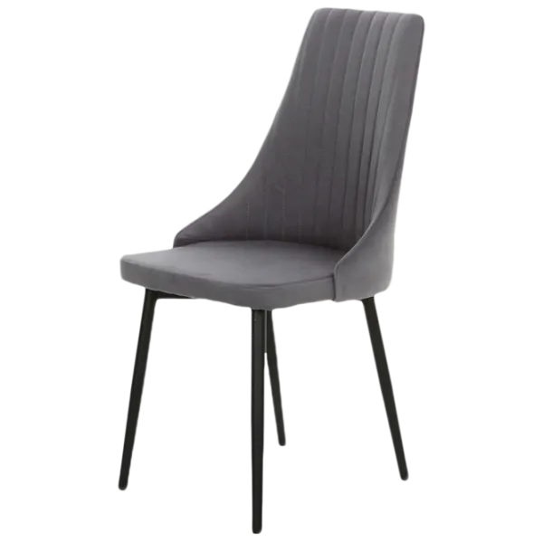 Scaun de bucătărie Stolline Russo Velur/ Gray photo 1