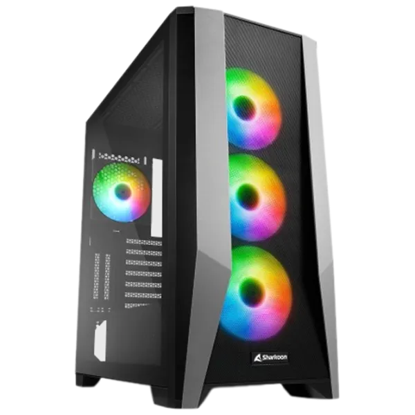 Carcasă Sharkoon TG7M RGB Mid Tower / Black photo 1