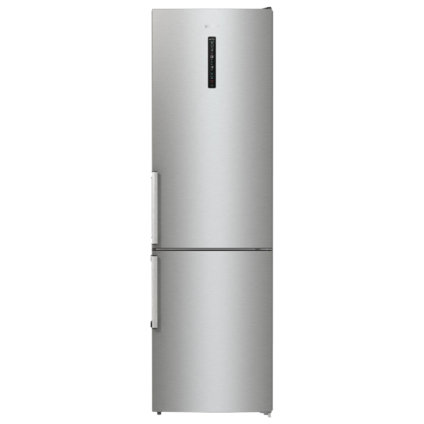 Frigider Gorenje NRC 6204 SXL5M cu congelator jos 361 l / 200 cm / Inox photo 1