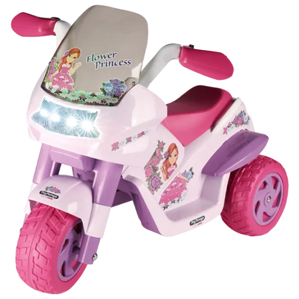 Детский мотоцикл Peg Perego Flower Princess 25 кг / 2+ / 4 км/ч / Розовый photo 1