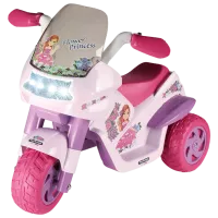 Motocicletă pentru copii Peg Perego Flower Princess 25 kg / 2+ / 4 km/h / Pink