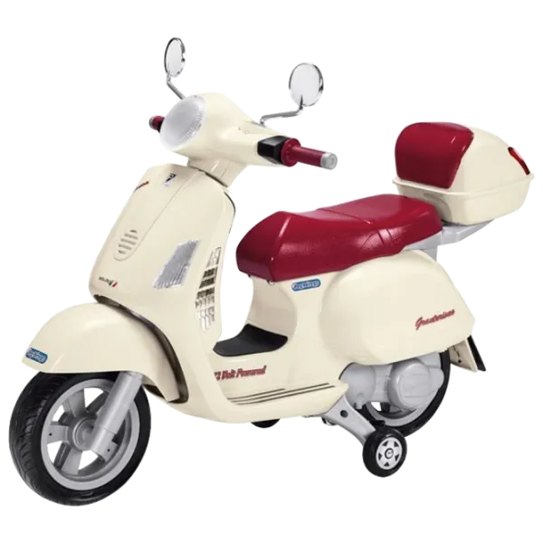 Детский мотоцикл Peg Perego Vespa 30 кг/ 3+/ 5 км/ ч/ Бежевый photo 1