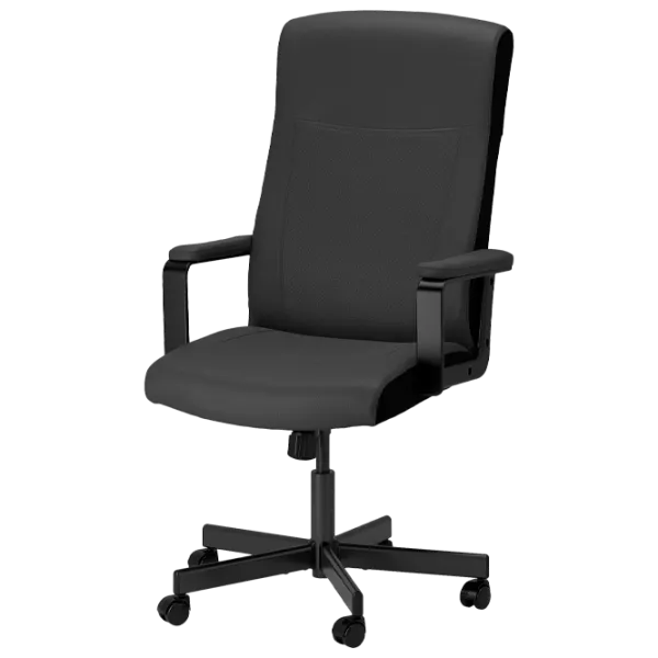 Fotoliu de birou Ikea Millberget Piele artificială/ Black photo 1 Fotoliu de birou Ikea Millberget Piele artificială/ Black photo 1