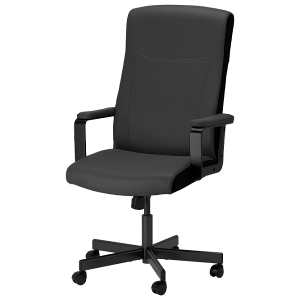 Fotoliu de birou Ikea Millberget Piele artificială/ Black photo 1 Fotoliu de birou Ikea Millberget Piele artificială/ Black photo 1