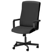 Офисное кресло Ikea Millberget Искусственная кожа/ Черный