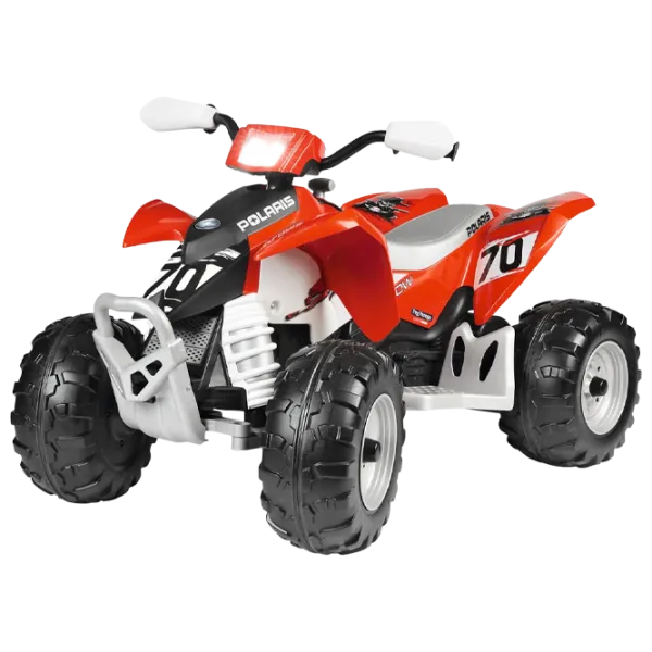 Детский квадроцикл Peg Perego Polaris Outlaw 40 кг/ 3+/ 7.4 км/ ч/ Красный photo 1