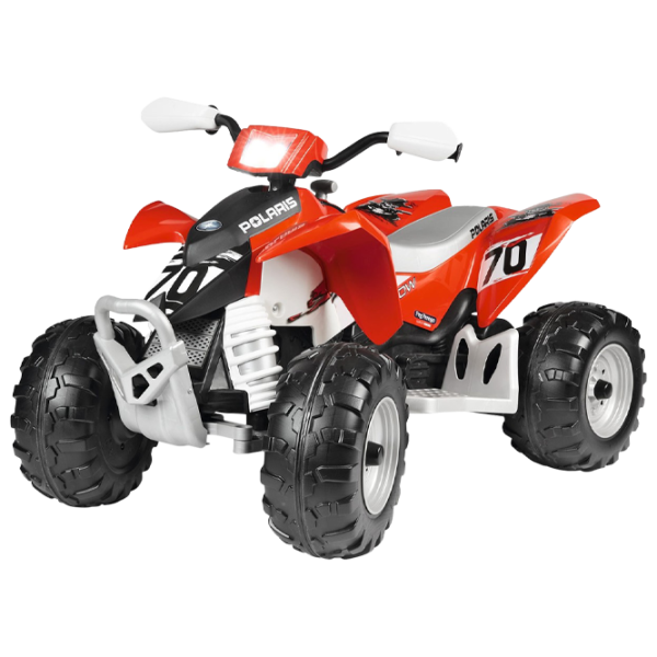Детский квадроцикл Peg Perego Polaris Outlaw 40 кг/ 3+/ 7.4 км/ ч/ Красный photo 1