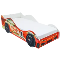 Pat pentru copii Belmarco Arrow Car 70 x 160 cm/ PAL/ Red