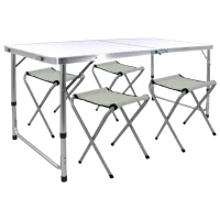 Набор мебели для террасы Procart GCTS001 Алюминий/ Пластик/ Ткань/ Серебристый