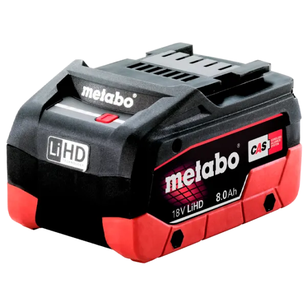 Acumulator pentru instrumente Metabo 625369000 LiHD/ 8 Ah/ 18 V photo 1 Acumulator pentru instrumente Metabo 625369000 LiHD/ 8 Ah/ 18 V photo 1