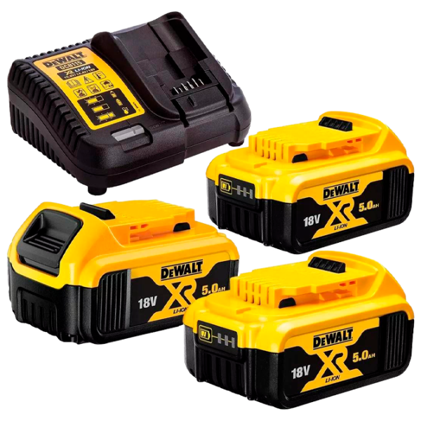 Аккумулятор для инструментов Dewalt DCB115P3 Kit Li-Ion/ 5 Ач/ 18 V photo 1