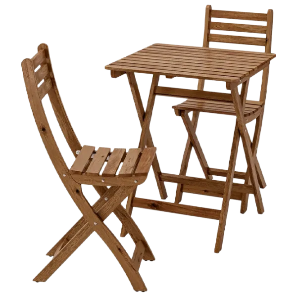 Set mobilă terasă Ikea Askholmen Lemn/ Lemn/ Lemn/ Light Brown photo 1