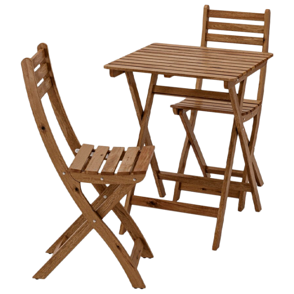 Set mobilă terasă Ikea Askholmen Lemn/ Lemn/ Lemn/ Light Brown photo 1