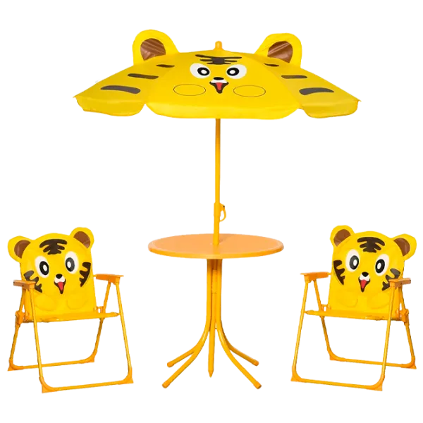 Set mobilă terasă Strend Pro Melisenda Tiger Metal/ Plastic/ Stofă/ Yellow photo 1 Set mobilă terasă Strend Pro Melisenda Tiger Metal/ Plastic/ Stofă/ Yellow photo 1
