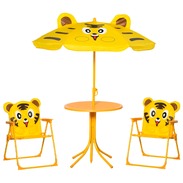 Set mobilă terasă Strend Pro Melisenda Tiger Metal/ Plastic/ Stofă/ Yellow photo 1 Set mobilă terasă Strend Pro Melisenda Tiger Metal/ Plastic/ Stofă/ Yellow photo 1