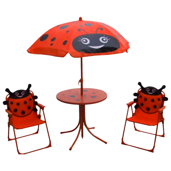Set mobilă terasă Strend Pro Melisenda Ladybug Metal/ Plastic/ Stofă/ Red photo 1