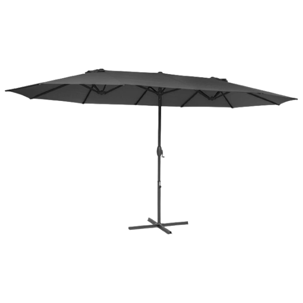 Umbrelă de grădină Blumfeldt Twin Peaks 5470687 Grey photo 1