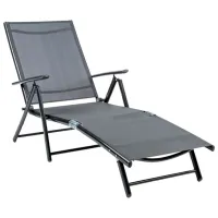 Шезлонг Blumfeldt Modena Металл/ Ткань/ Серый