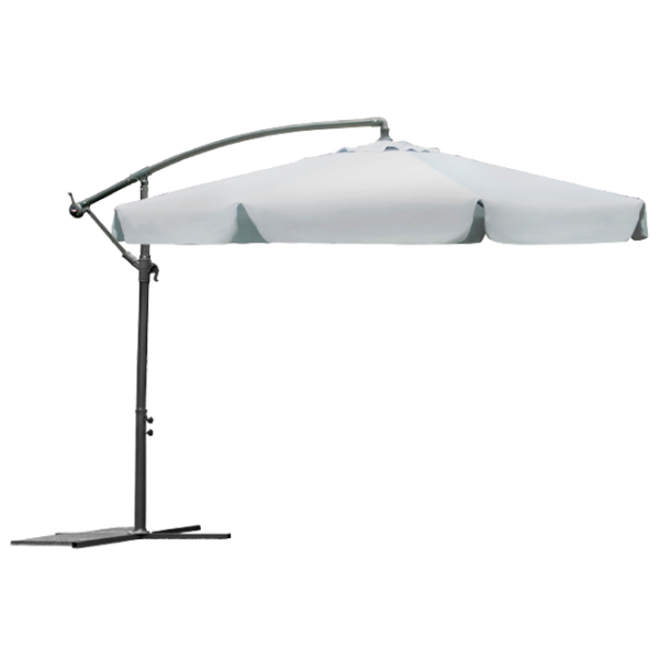Umbrelă de grădină Plonos 4220 Light Grey photo 1