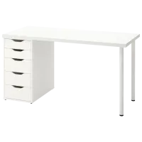 Masă de birou Ikea Lagkapten/ Alex () 140 - 60 PAL/ White