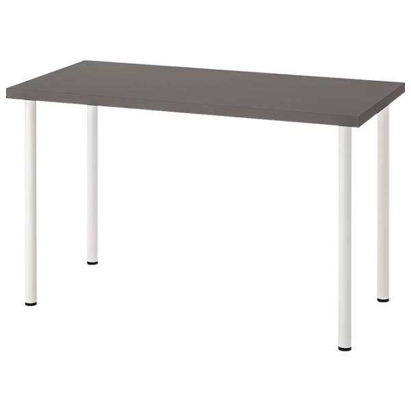 Офисный стол Ikea Lagkapten/ Adils () 120 - 60 ДСП/ Тёмно-серый photo 1