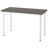 Офисный стол Ikea Lagkapten/ Adils () 120 - 60 ДСП/ Тёмно-серый