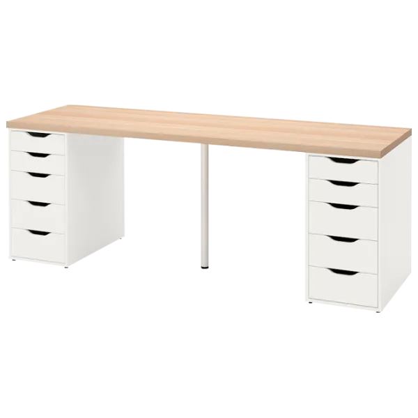 Masă de birou Ikea Lagkapten/ Alex () 200 - 60 PAL/ Stejar sonoma photo 1