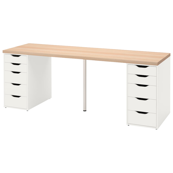 Masă de birou Ikea Lagkapten/ Alex () 200 - 60 PAL/ Stejar sonoma photo 1