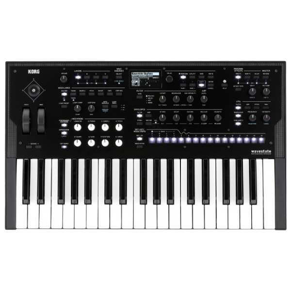 Цифровой синтезатор Korg Wavestate Synth 37 клавиш/ 64 голоса/ Пластик/ Черный photo 1