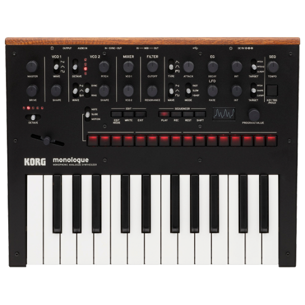 Цифровой синтезатор Korg Monologue Monophonic Analogue 25 клавиш/ Пластик/ Черный photo 1