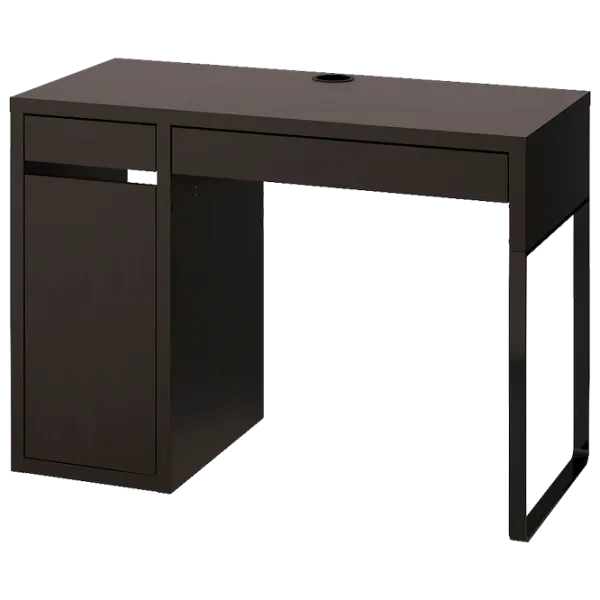 Офисный стол Ikea Micke ДСП/ Черный photo 1