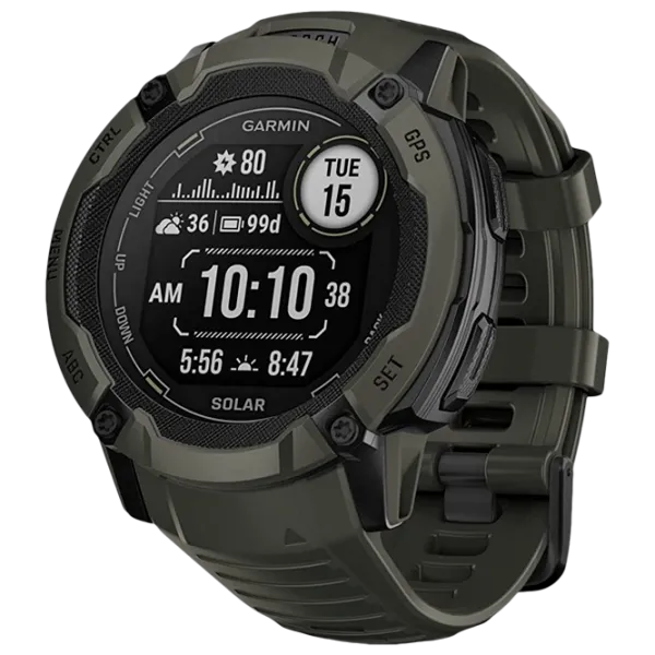 Ceas inteligent Garmin Instinct 2X Solar 1.1"/ 010-02805-05/ Moss Green photo 1