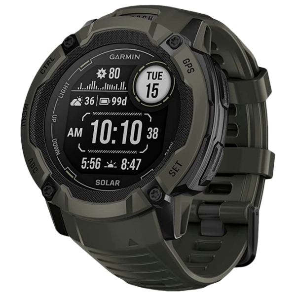 Ceas inteligent Garmin Instinct 2X Solar 1.1"/ 010-02805-05/ Moss Green photo 1