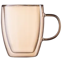 Набор чашек Ardesto AR2627GG 270 мл/ Стекло/ Golden Moon