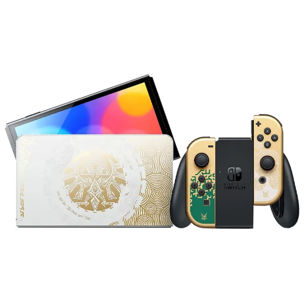 Nintendo Switch Oled Model The Legend Of Zelda  / White photo 1