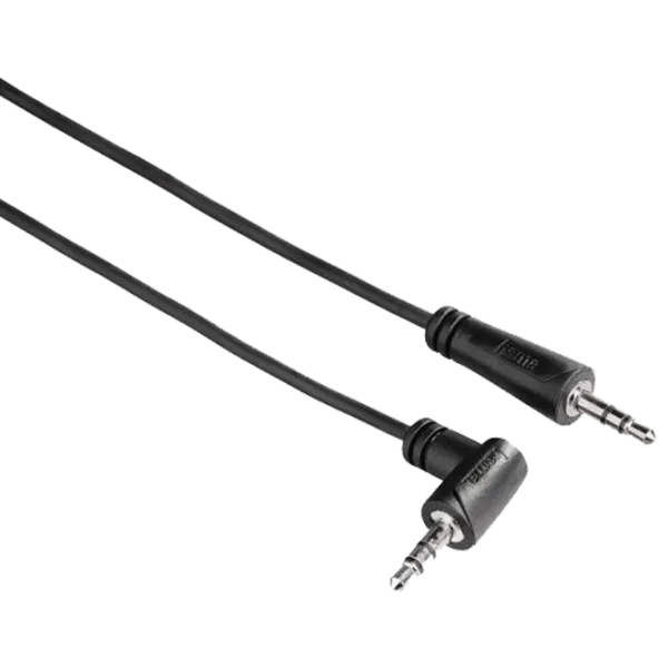 Cablu audio Hama 3.5 mm + 3.5 mm 1.5 m/ Black photo 1