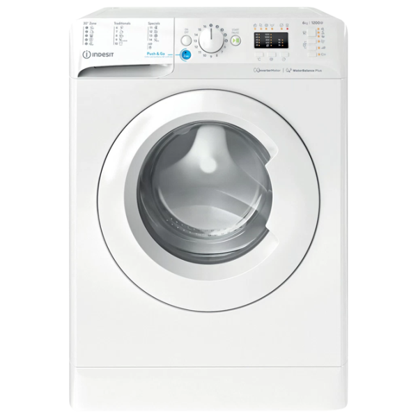 Стиральная машина Indesit BWSA 61294 W EU N 6 кг / 1200 об/мин / Белый photo 1