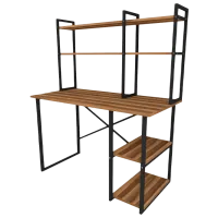 Masă de birou Fabulous 5639931 PAL/ Walnut