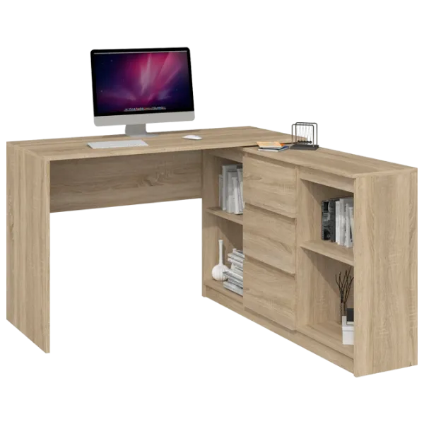 Офисный стол TopEshop Plus 2D3S ДСП/ Дуб Сонома photo 1 Офисный стол TopEshop Plus 2D3S ДСП/ Дуб Сонома photo 1