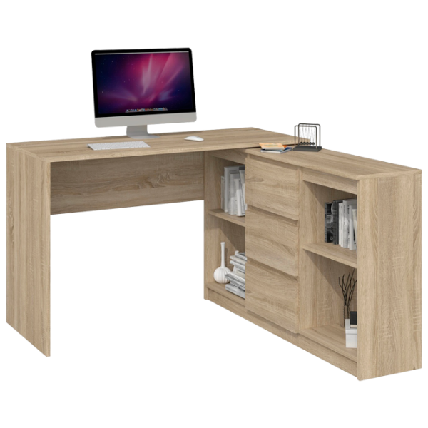 Офисный стол TopEshop Plus 2D3S ДСП/ Дуб Сонома photo 1 Офисный стол TopEshop Plus 2D3S ДСП/ Дуб Сонома photo 1