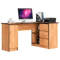 Masă de birou Akord B20 Right PAL/ Stejar sonoma