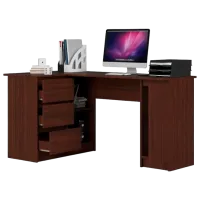 Masă de birou Akord B20 Left PAL/ Cornflower