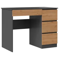 Офисный стол TopEshop Mijas Right ДСП/ Антрацит