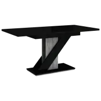 Кухонный стол раскладной Prospero Meva ДСП/ Черный