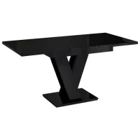Кухонный стол раскладной Prospero Masiv ДСП/ Черный