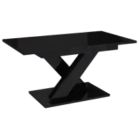 Кухонный стол раскладной Prospero Bronx ДСП/ Черный