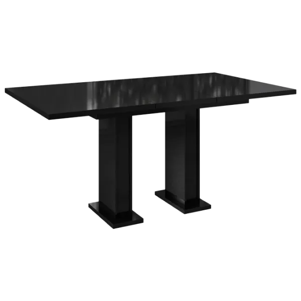 Masă de bucătărie extensibilă Prospero Gloss PAL/ Black photo 1