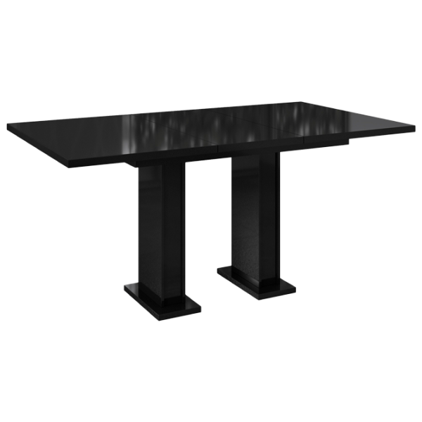 Masă de bucătărie extensibilă Prospero Gloss PAL/ Black photo 1