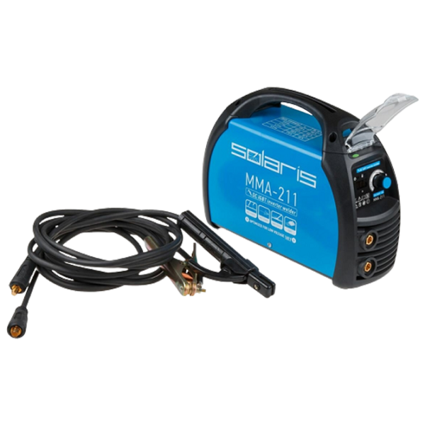 Aparat de sudat Solaris MMA-211 220 V cu electrod (MMA)/ Blue photo 1
